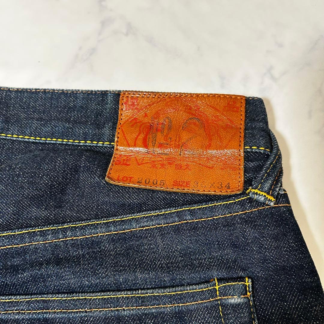 EVISU エヴィス No.2 LOT2005 デニムパンツ　カモメプリント