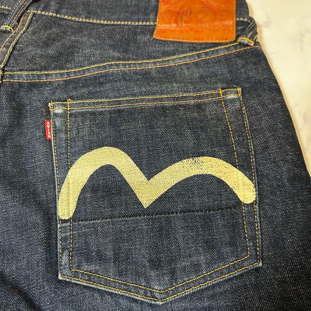 EVISU エヴィス No.2 LOT2005 デニムパンツ　カモメプリント