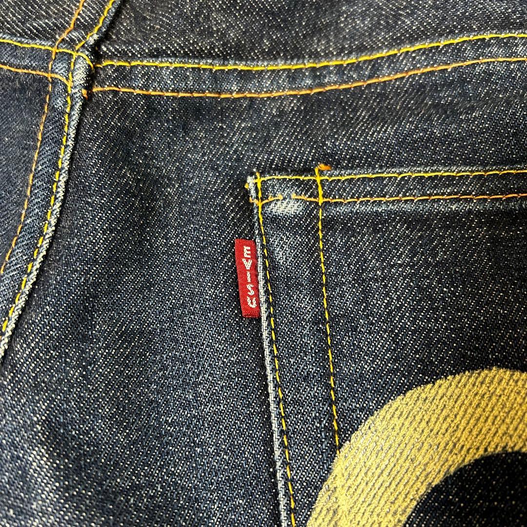 EVISU エヴィス No.2 LOT2005 デニムパンツ　カモメプリント