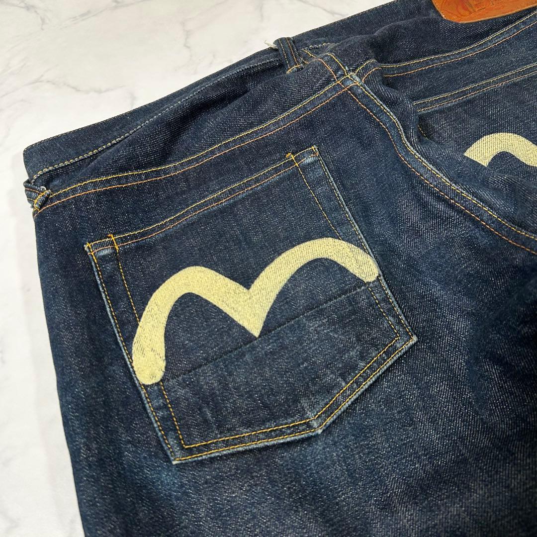 EVISU エヴィス No.2 LOT2005 デニムパンツ　カモメプリント