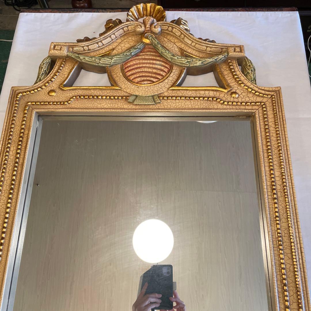 ‼︎大幅お値下げ‼︎ イタリア・アンティーク・大型壁掛けミラー