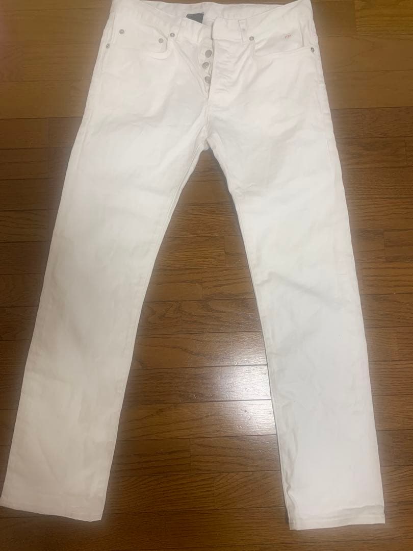 dior homme ディオール　オム　ホワイトデニムパンツ 30 日本製