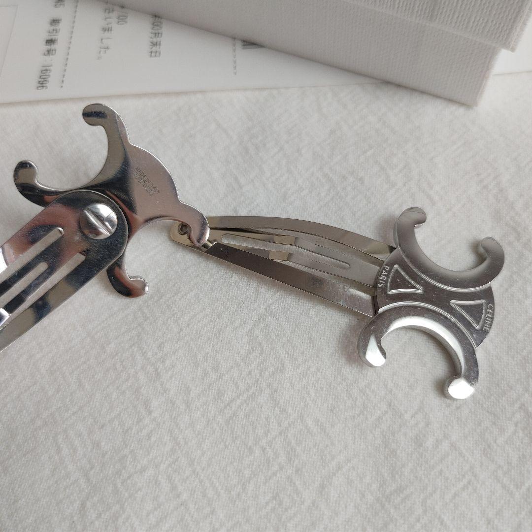 トリンオフ スナップ ヘアクリップ 2つセット