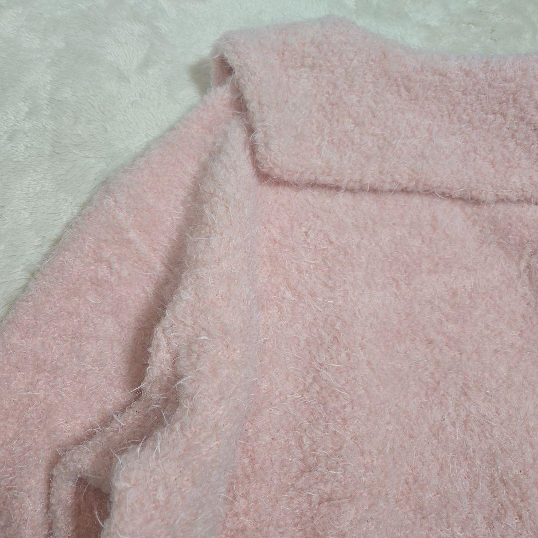 希少 リルリリー lilLilly セーラー ボア ミニワンピース ピンク