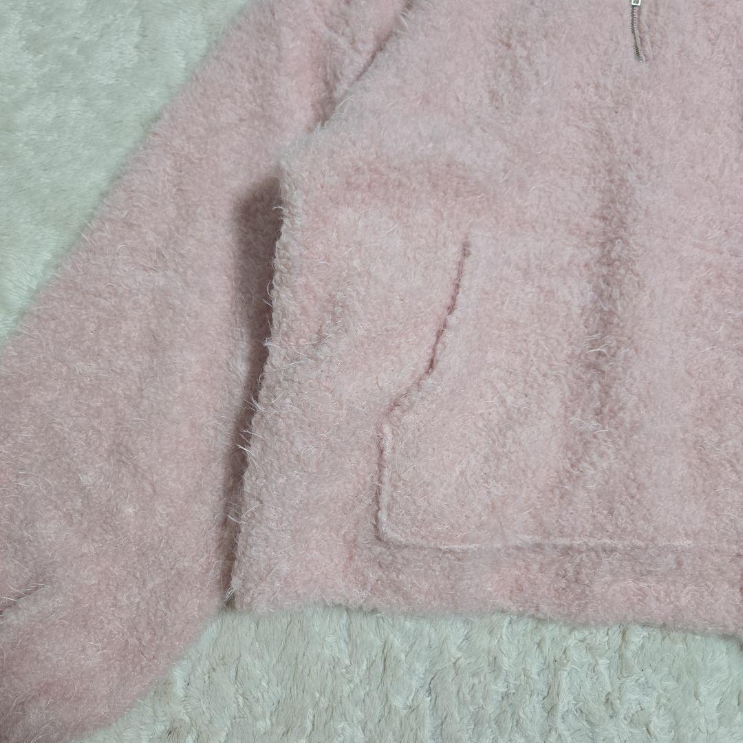 希少 リルリリー lilLilly セーラー ボア ミニワンピース ピンク