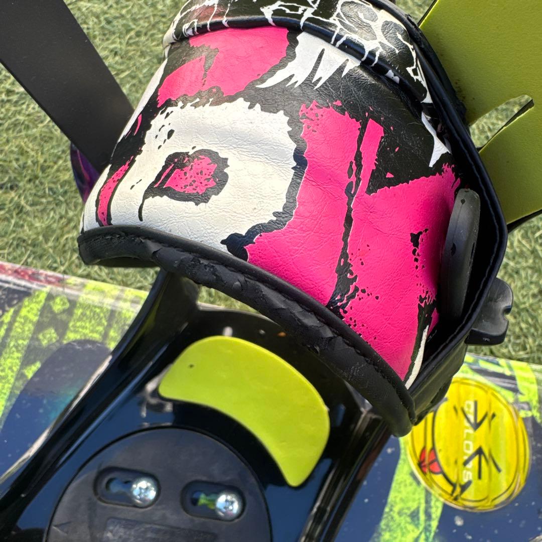 キスマークCITYCORAL 151 スノーボードセット RIDEバインディング