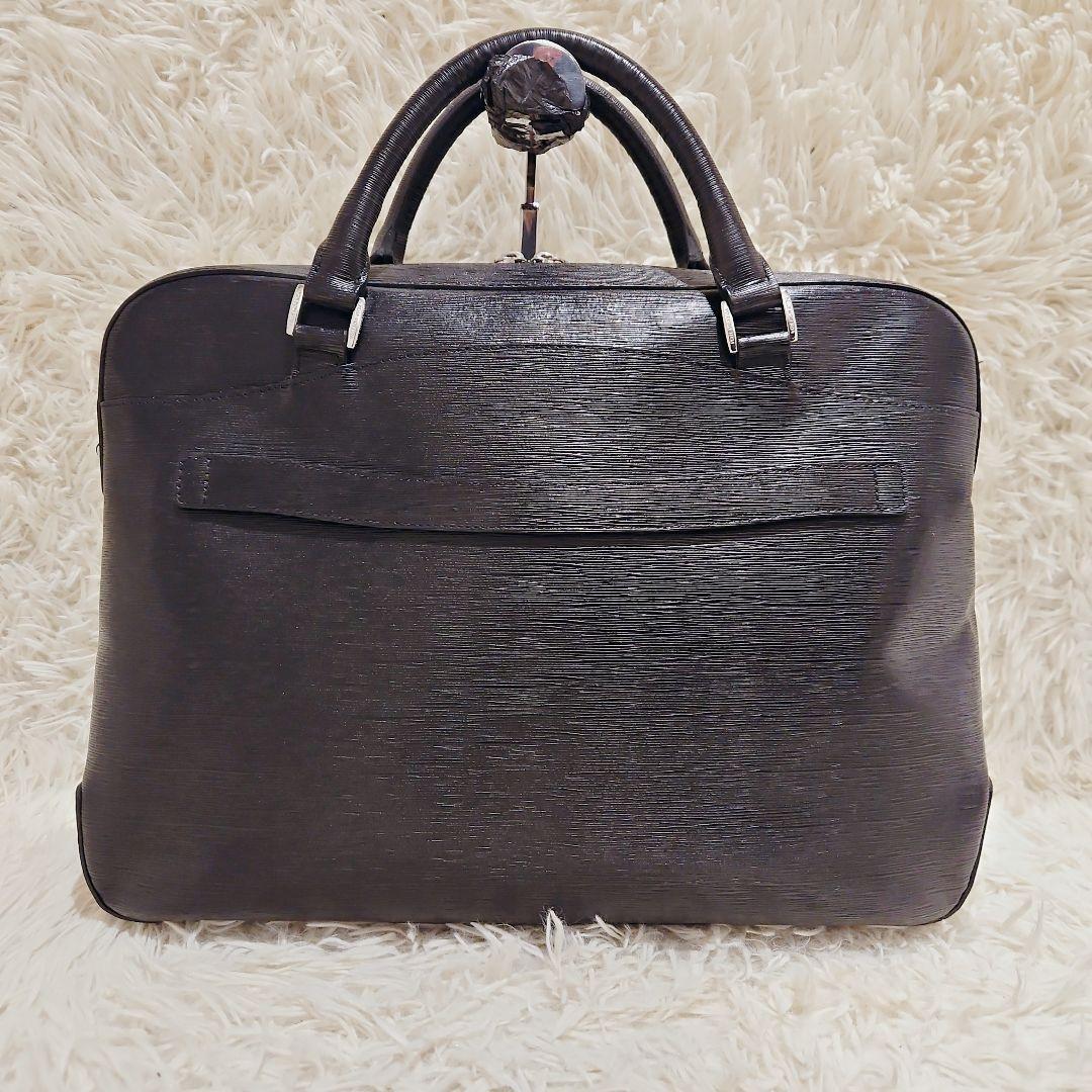 美品 ペッレモルビダ ビジネスバッグ キャピターノ ウェーブレザー PC 黒