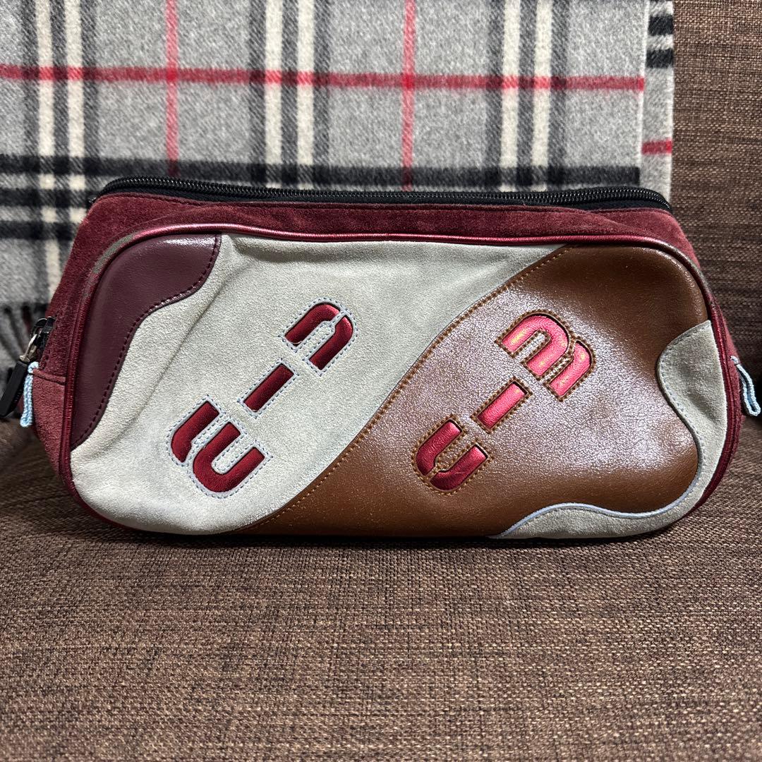 バッグ 00s special archive miumiu logo body bag