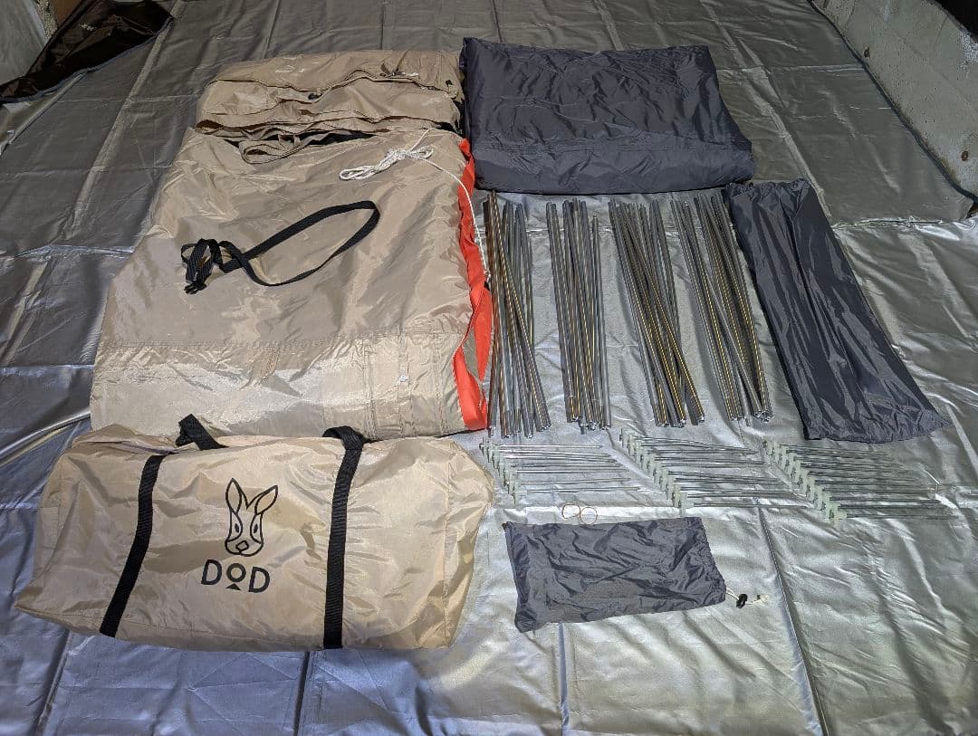 ✨1回使用✨　DOD KAMABOKO TENT2 カマボコテント2 タンカラー