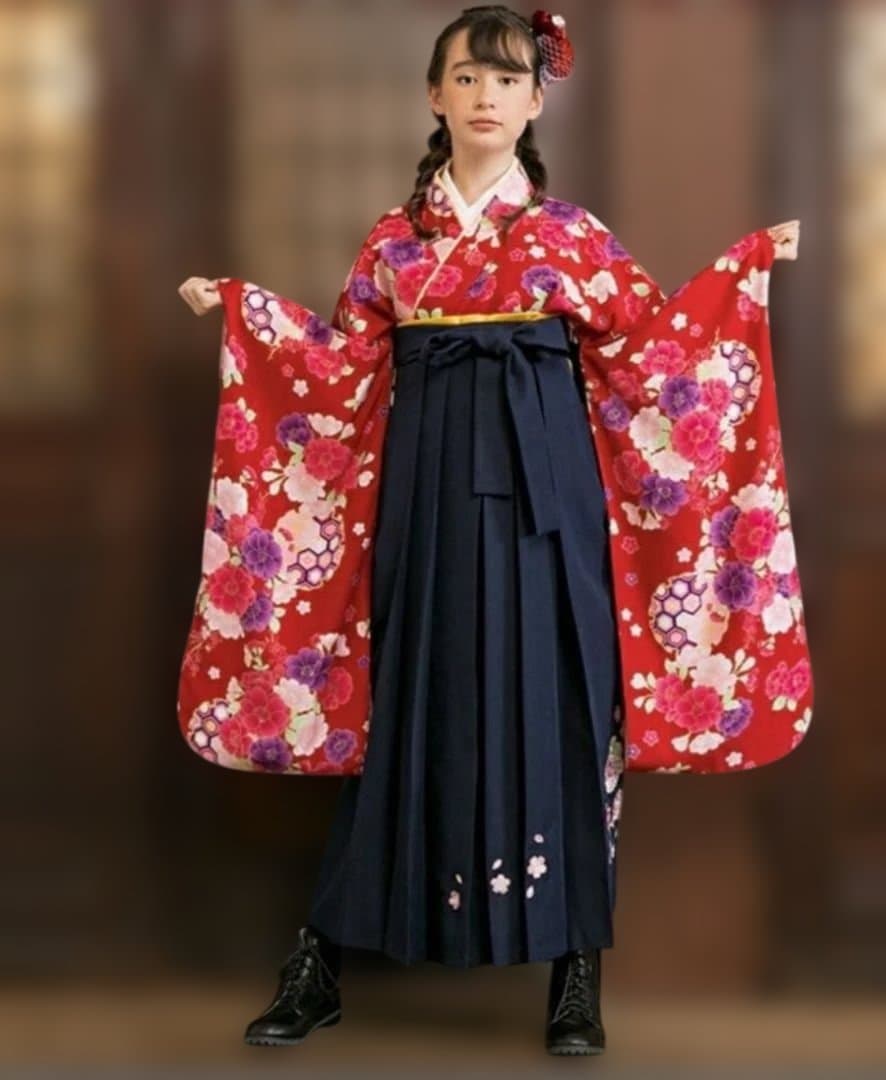 【りんご】小学校卒業式 袴 アサリナ 150cm