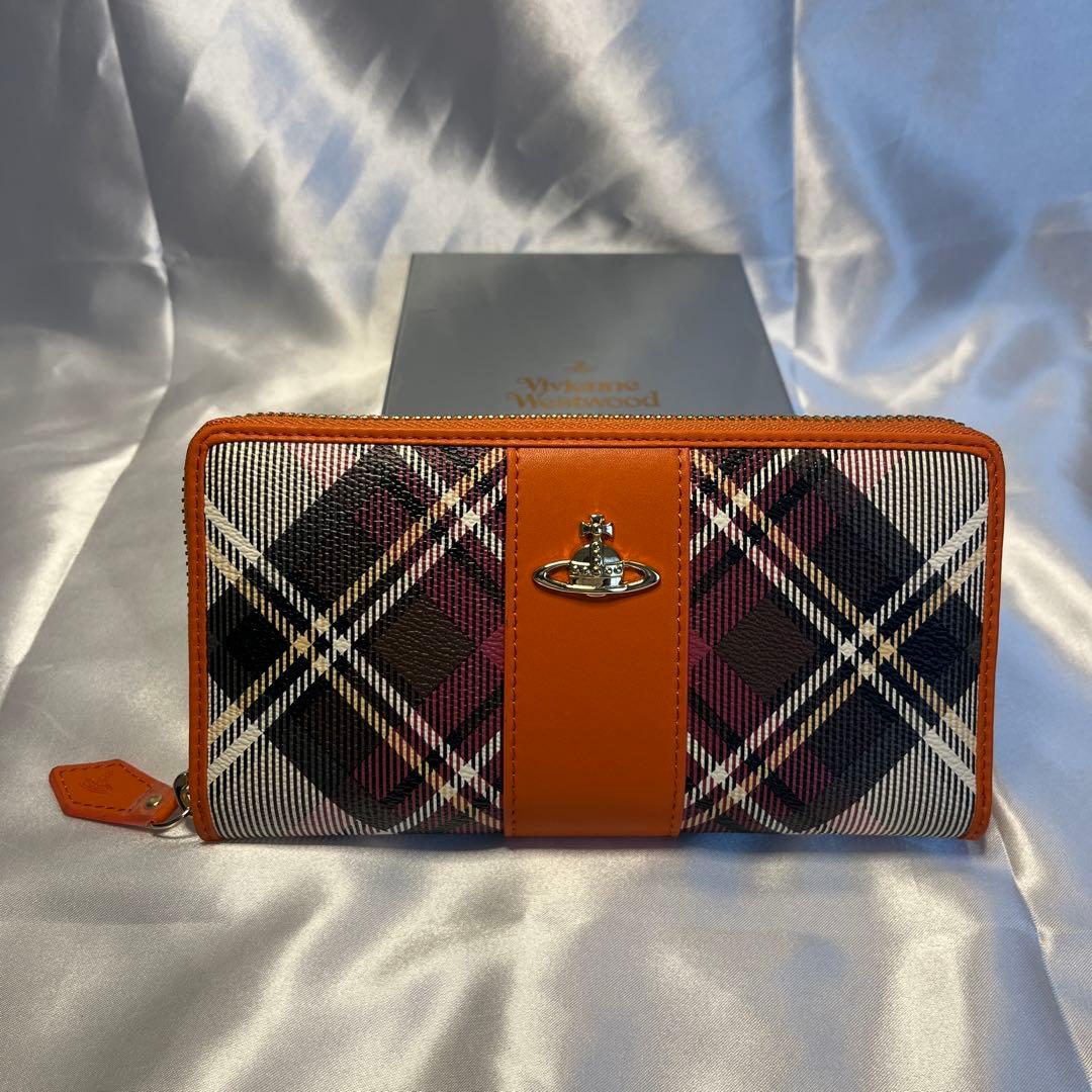 新品 Vivienne Westwood オレンジ 長財布