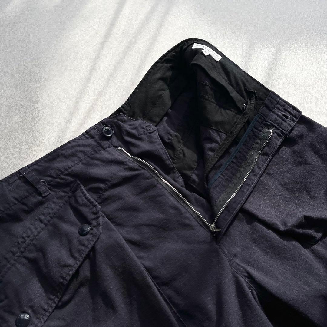『ENGINEERED GARMENTS』カーゴパンツ／ドローコード／S／紺