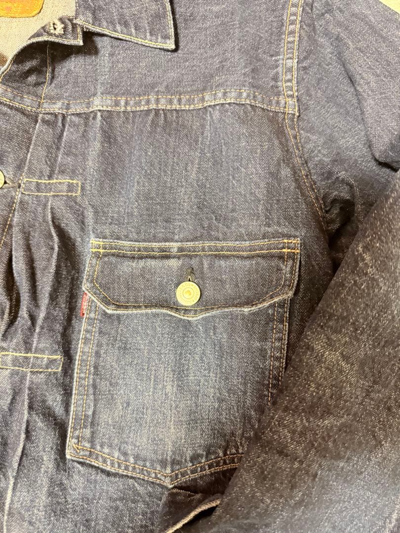 ウエアハウス デニムジャケット DD-2001Tバックスタイル