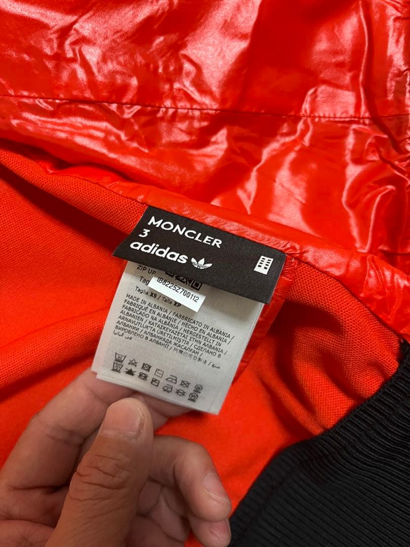 モンクレール　adidas アディダス　ジャージ　トラックトップ　xs