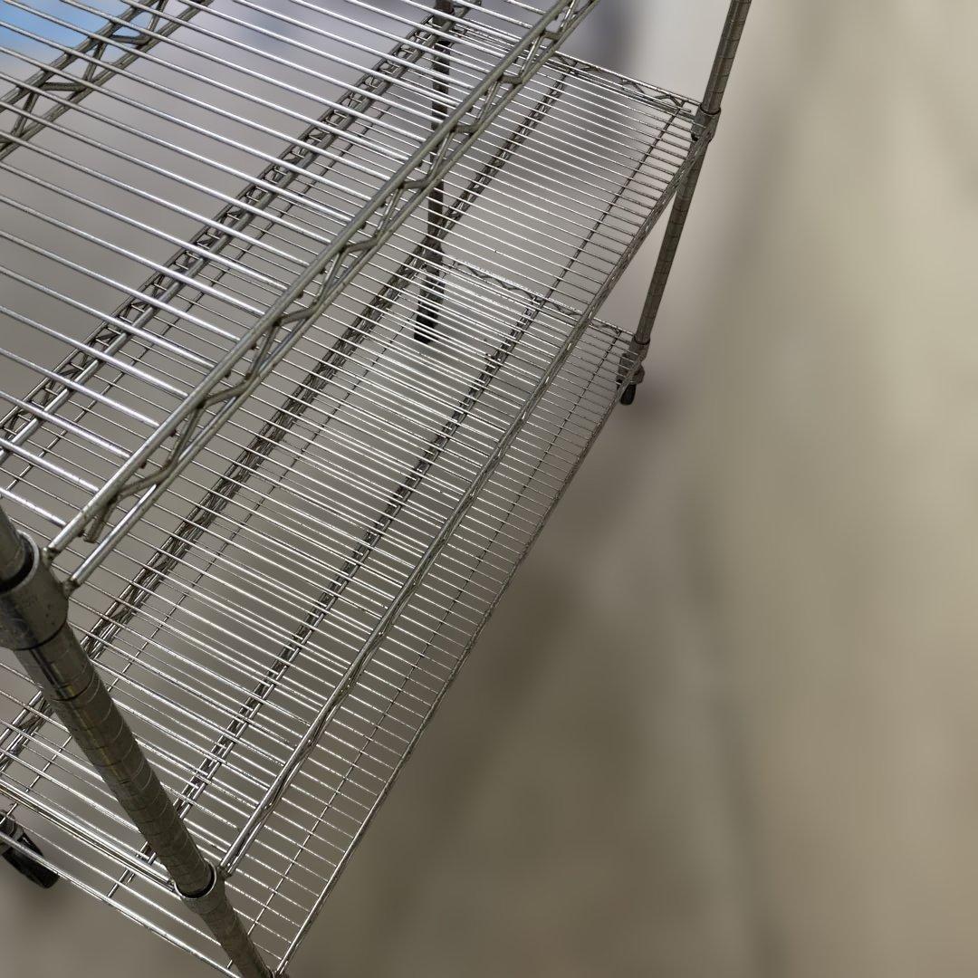 引き取り限定　コストコ　スチールラック 5段 キャスター付き 大型　幅120cm