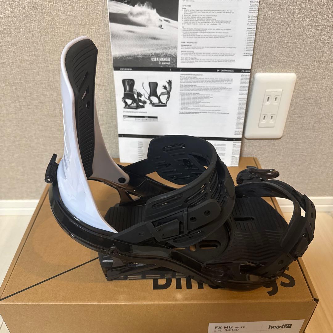 head FX MU ビンディング Mサイズ ブラック/ホワイト