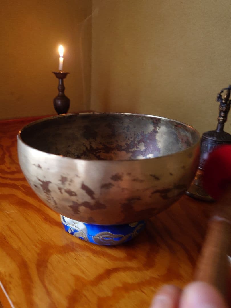 【marmeloページ】本物のシンギングボウルが欲しい方に　薄型　マンダラ