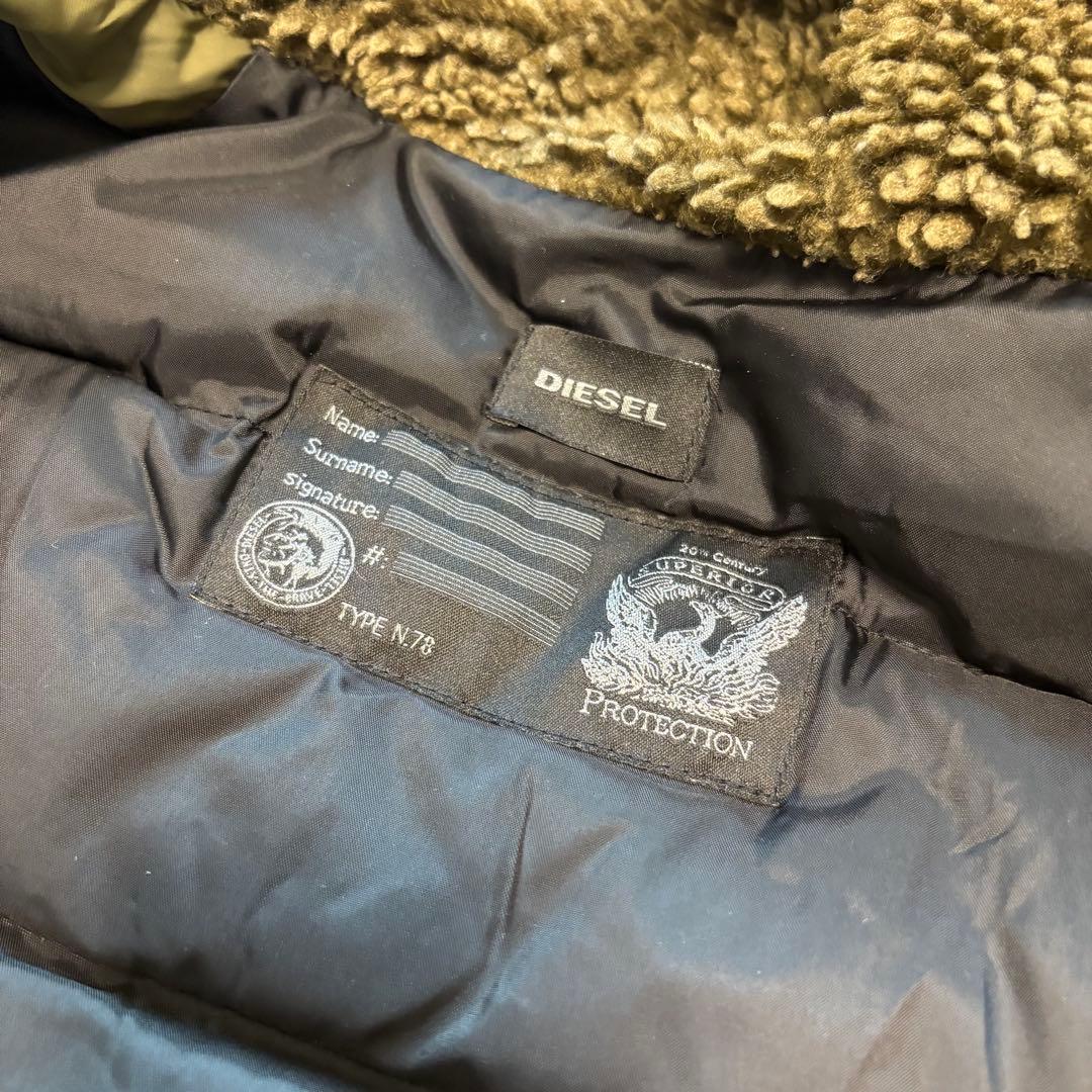 【稀少】DIESEL ディーゼル N2-B ミリタリージャケット カーキ S