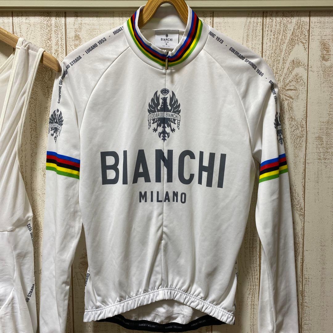 BIANCHI サイクルウェア 上下セット Sサイズ イタリア製