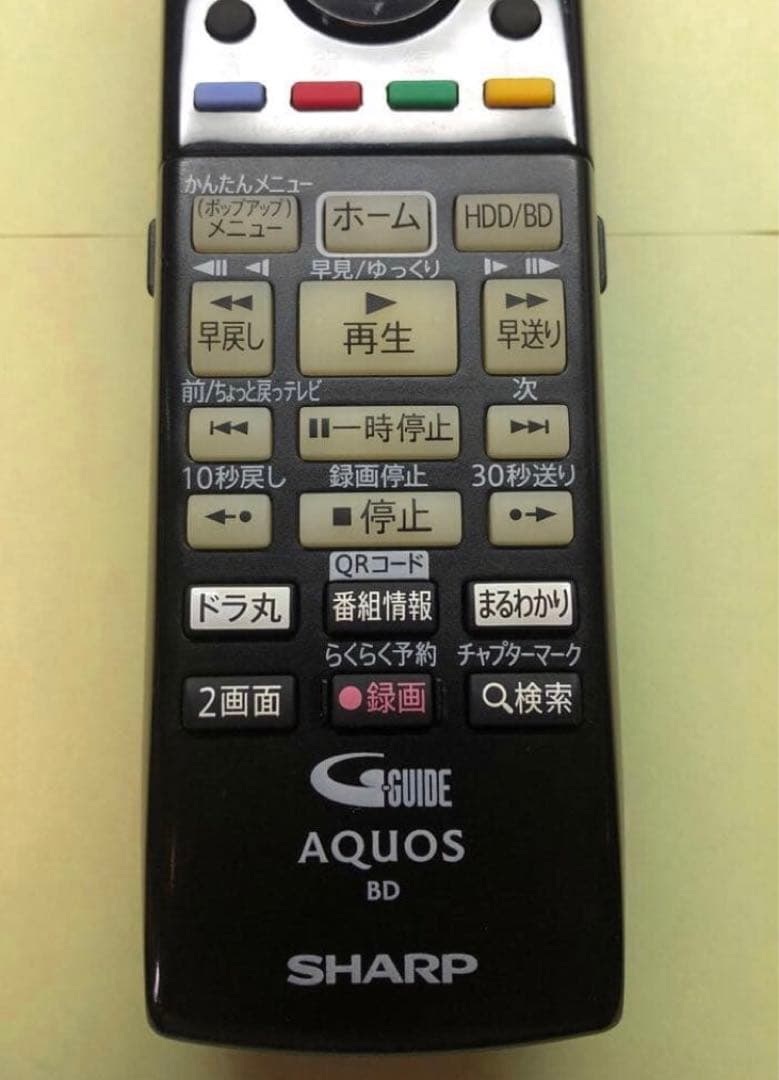 動作良好SHARPシャープAQUOSブルーレイレコーダーBD-W580