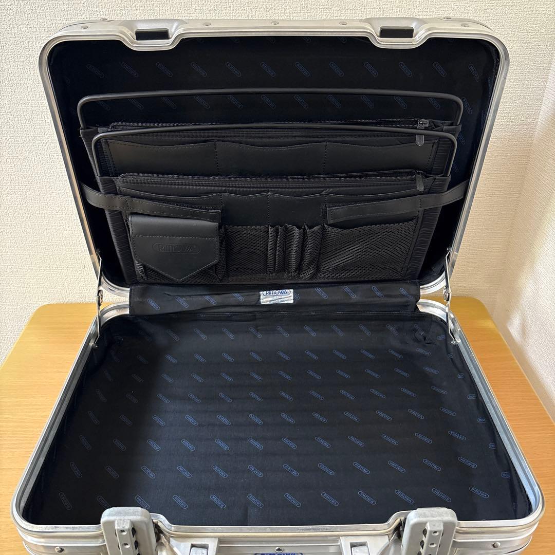RIMOWA TOPAS 928.14 アタッシュケース 23L 青ロゴ