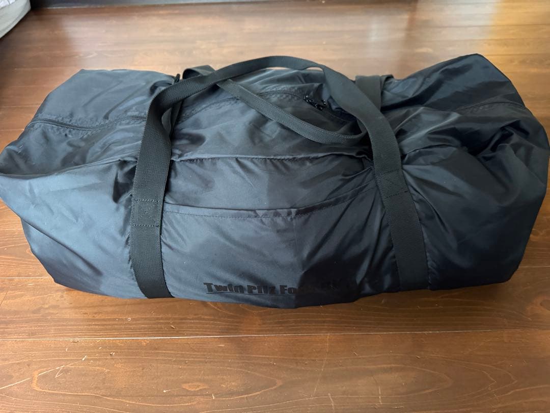 ツインピルツフォーク ブラック　二股ポール＆設営ガイドセット Ogawa