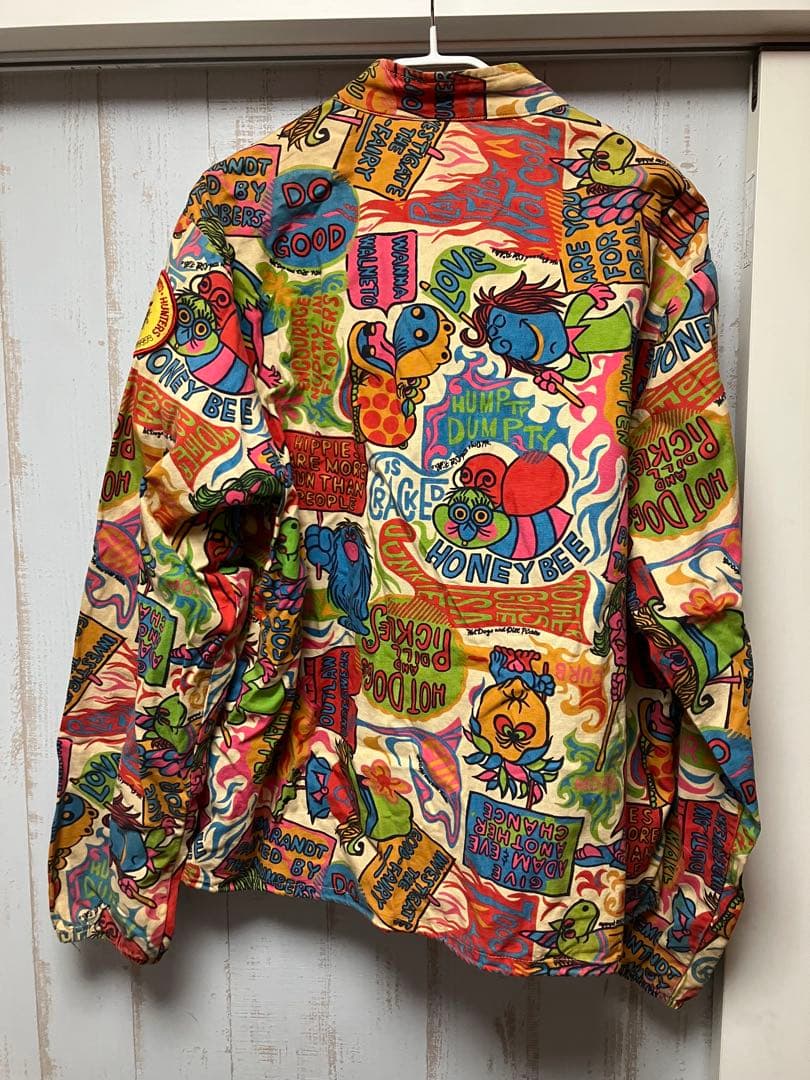 70s モンスター 総柄ジャケット ビンテージ XL ヴィンテージ 70年代