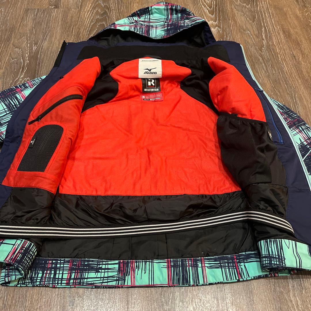 MIZUNO 美品　M スキーウェア　男性　メンズ　ミズノ　防水ジップ