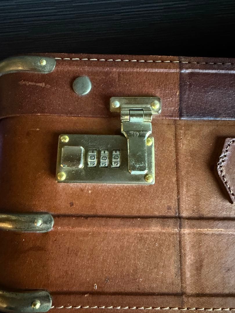 JUNK★アンティーク★トランク 本革 レザー ヴィンテージ アタッシュケース