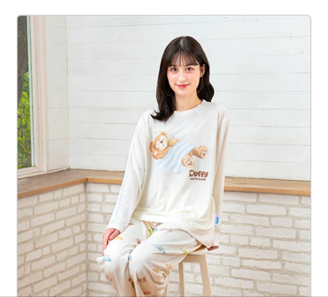 gelato pique ルームウェアセット　長袖　ダッフィー　ジェラートピケ