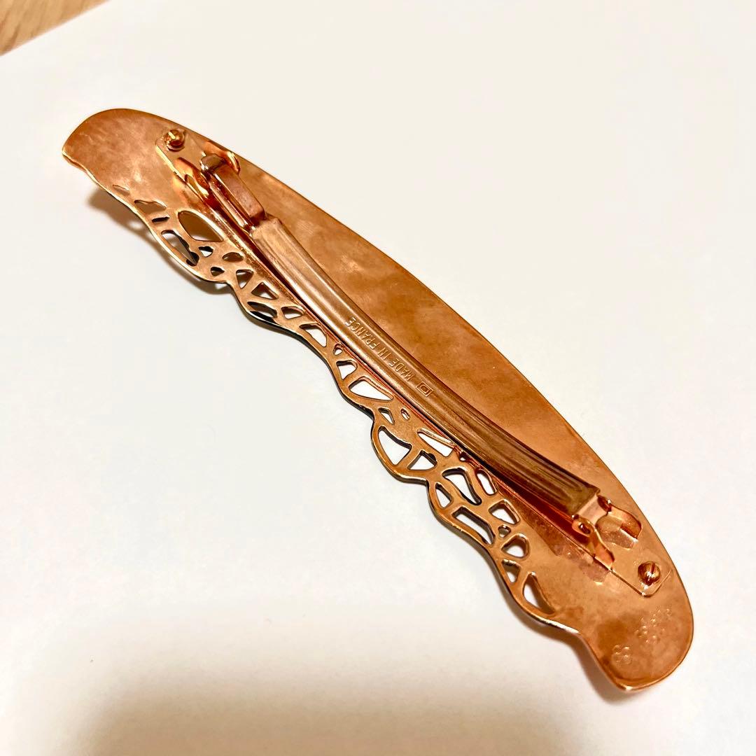 コレットマルーフ　バレッタ　ピンクゴールド