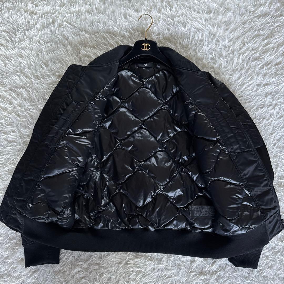 【UNIQLO】＋J ハイブリッドダウンオーバーサイズMA-1ブルゾン 黒 M