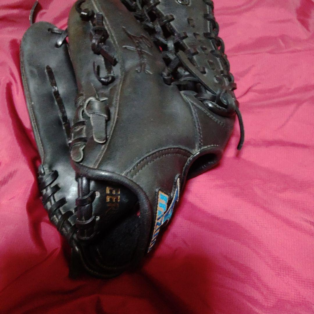 MIZUNO大人用軟式オ-ルラウンド右手装着左投げグローブＤＥＥRＩＳＨ