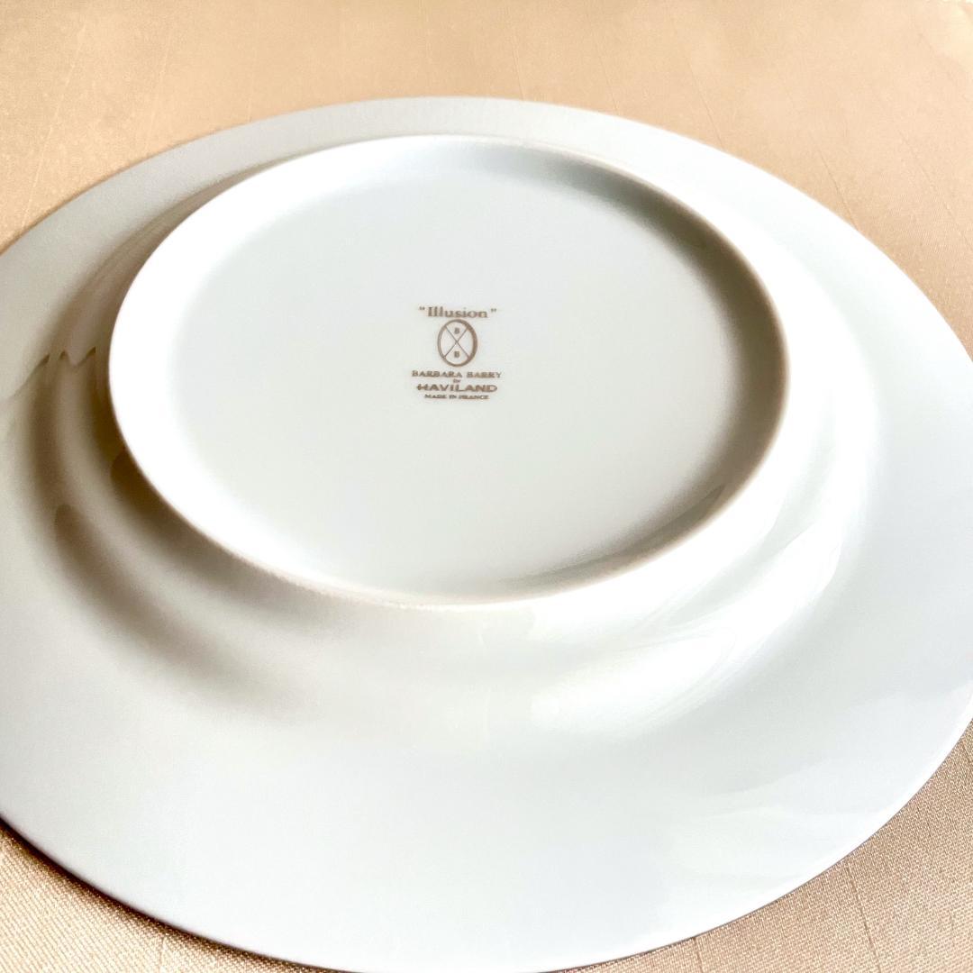 ★新品未使用　超美品★ フランス製　 HAVILAND ディナー皿　４枚