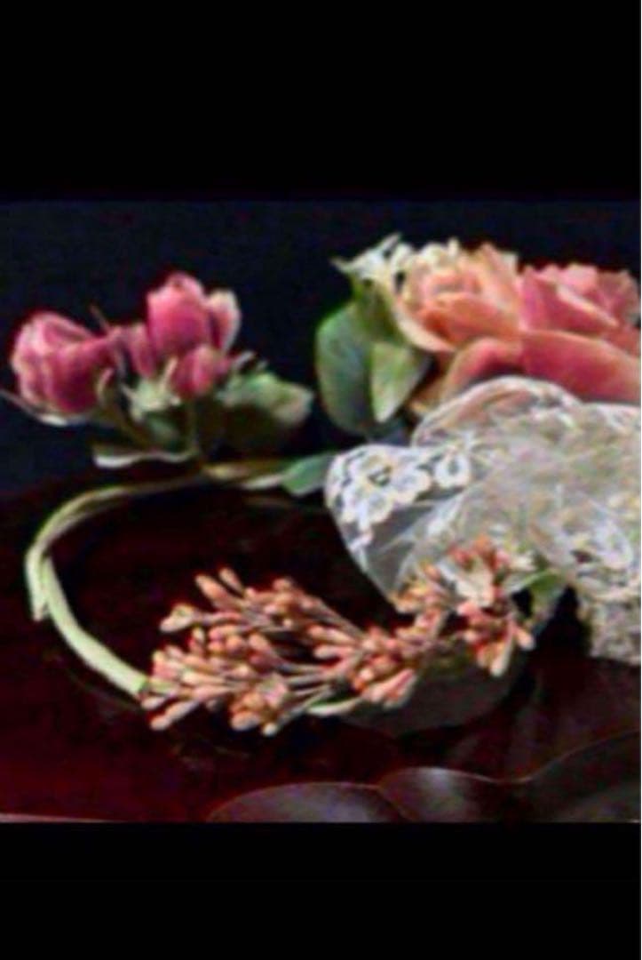 花　アートフラワーブーケ　リース　薔薇　バラ　蕾　プレゼント　パーティ　6