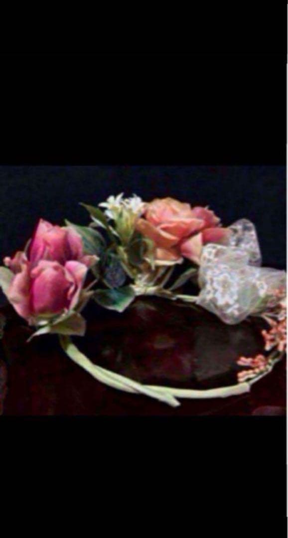 花　アートフラワーブーケ　リース　薔薇　バラ　蕾　プレゼント　パーティ　6