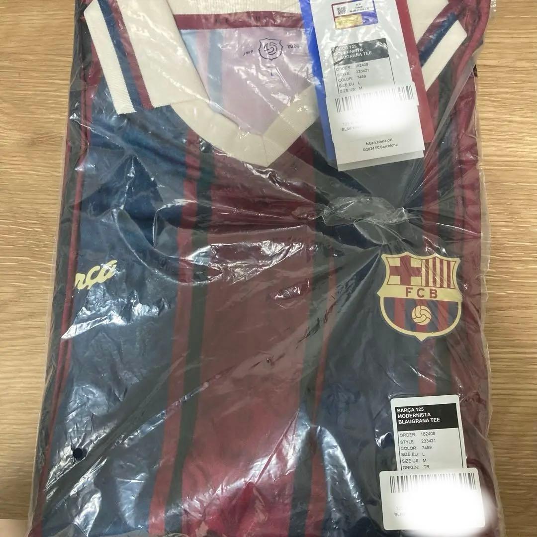 新品タグ付き】バルセロナ 125周年記念 シャツ Lサイズ - メルカリ