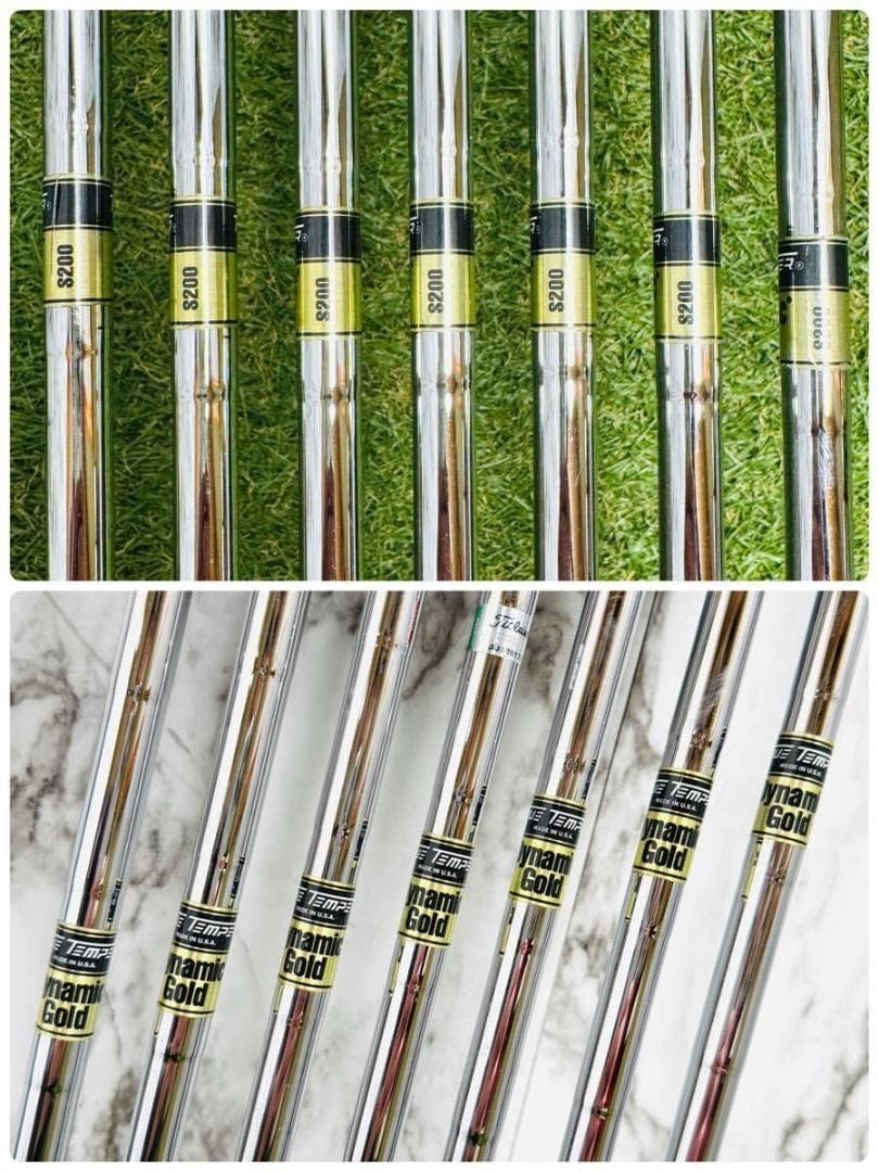 【良品】タイトリスト MB712 フォージド メンズアイアンセット 7本 S