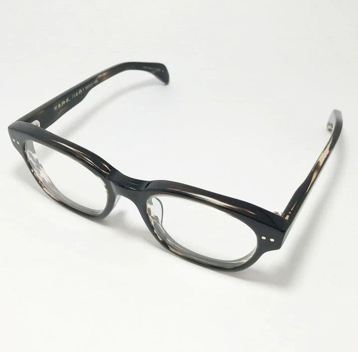 ☆匠 角矢甚治郎作【鯖江メガネ・新品】伊達メガネ　セルロイドフレーム　其32-ハ