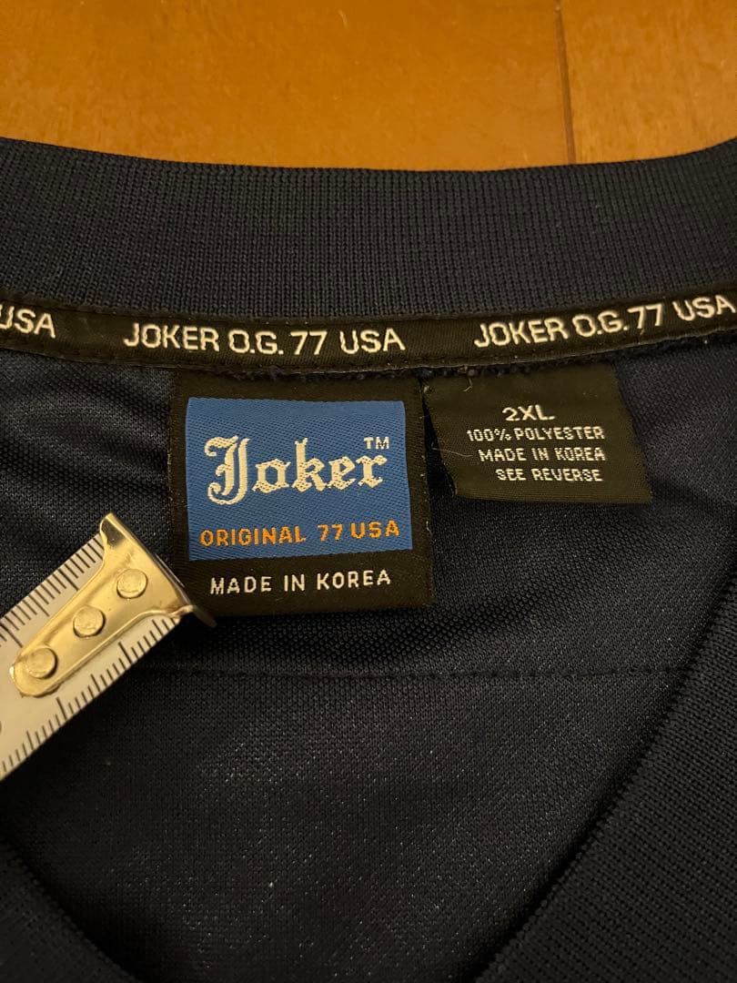 joker ジョーカー　ゲームシャツ　b-boy レア XXL 2XL