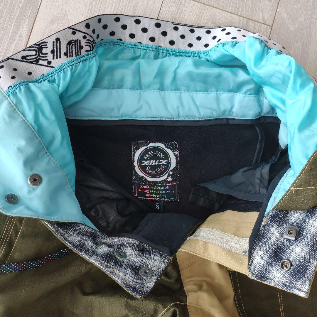 X-NIX スノーボードウェア S グリーン
