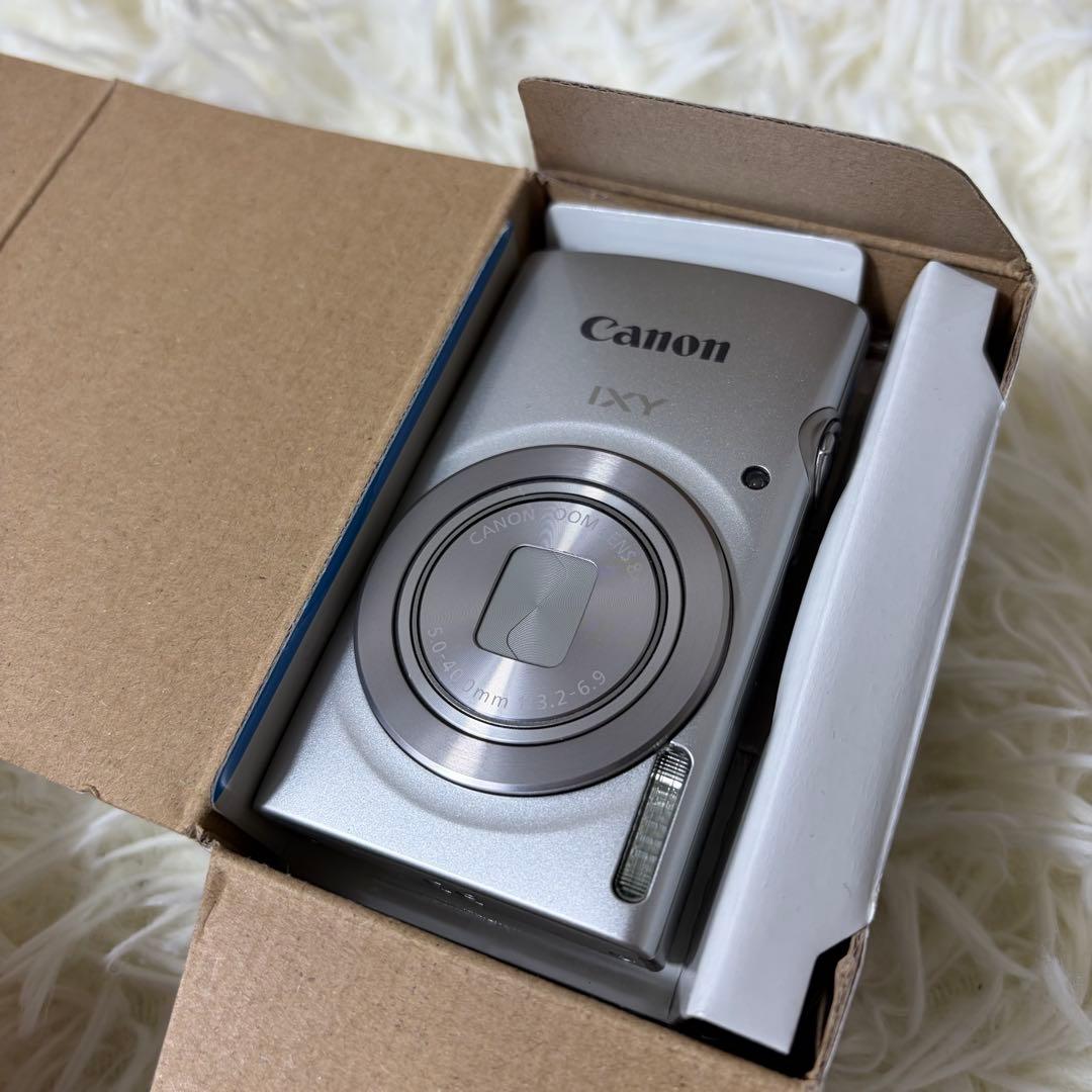 【ほぼ未使用】Canon キャノン IXY 180 シルバー デジカメ ②