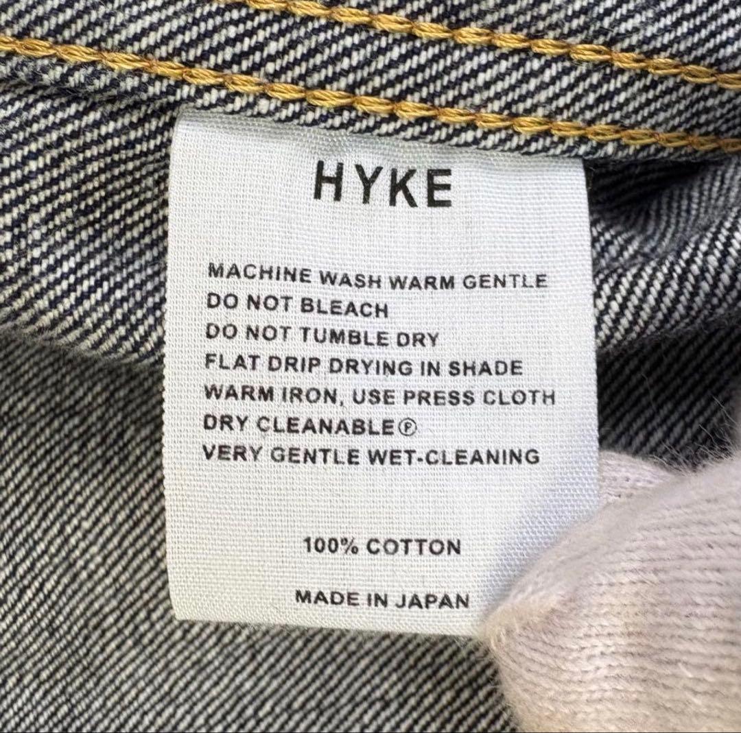 ユウキ＜HYKE＞TYPE1/ワンウォッシュ デニムジャケット