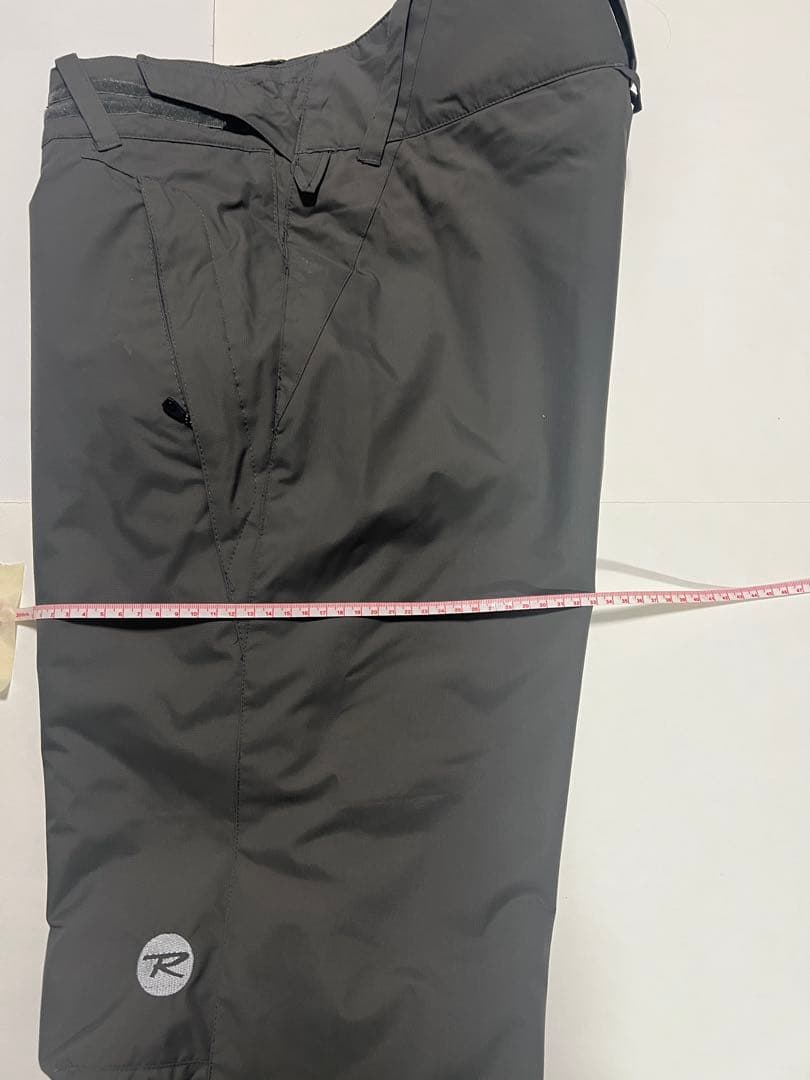 ★1回のみ使用 ROSSIGNOL スキーパンツ チャコール色