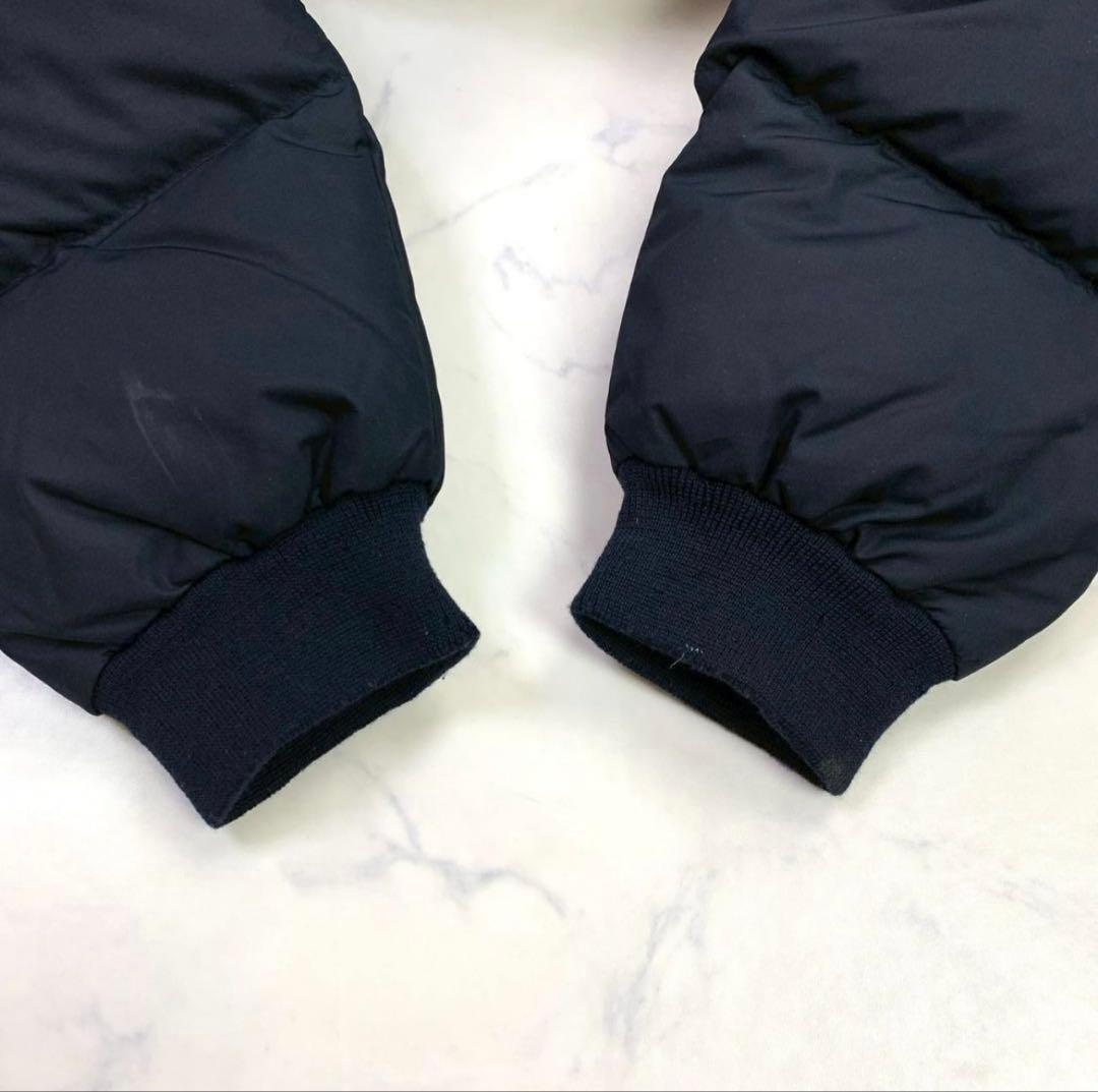 90s ポロラルフローレン フルボリューム 肉厚 ダウンジャケット 黒　D890