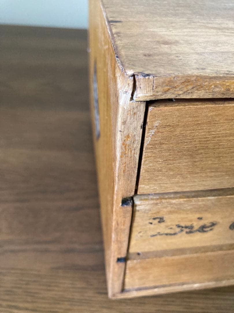 フランス アンティーク ギッターマン ソーイングキャビネット糸巻ディスプレイ什器