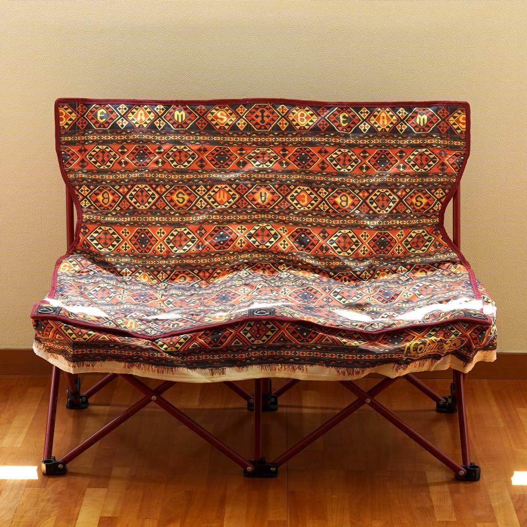 コールマン × ビームス ダブルファンチェア キリムアウトドア ベンチ