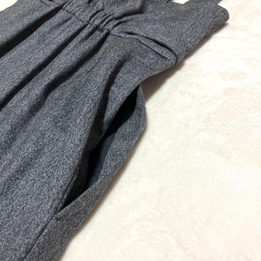 新品❣️ VERMEIL par iena イエナ ライトフラノサロペット ウール