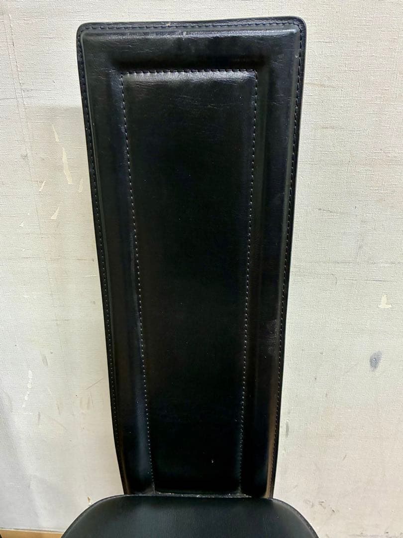 管437☆IDC大塚家具☆本革☆ハイバックチェアー☆イタリア製