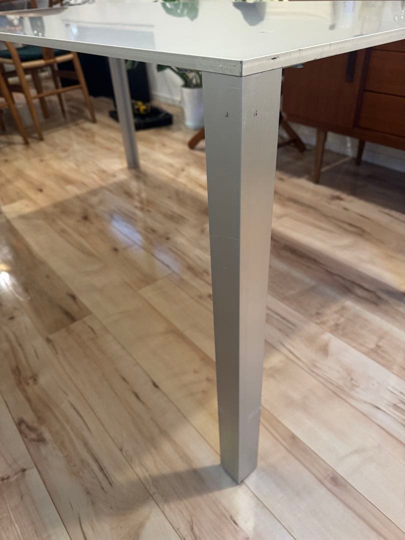 無印良品 MUJI アルミダイニングテーブル